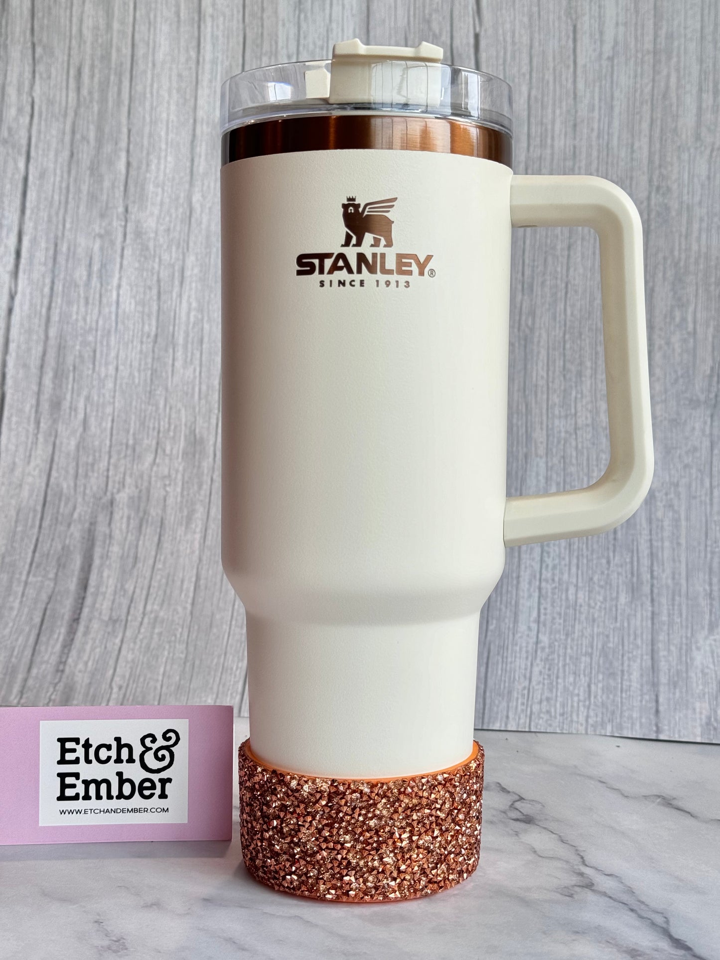 Copper Druzy BLING Tumbler Boot -fits 40oz New!
