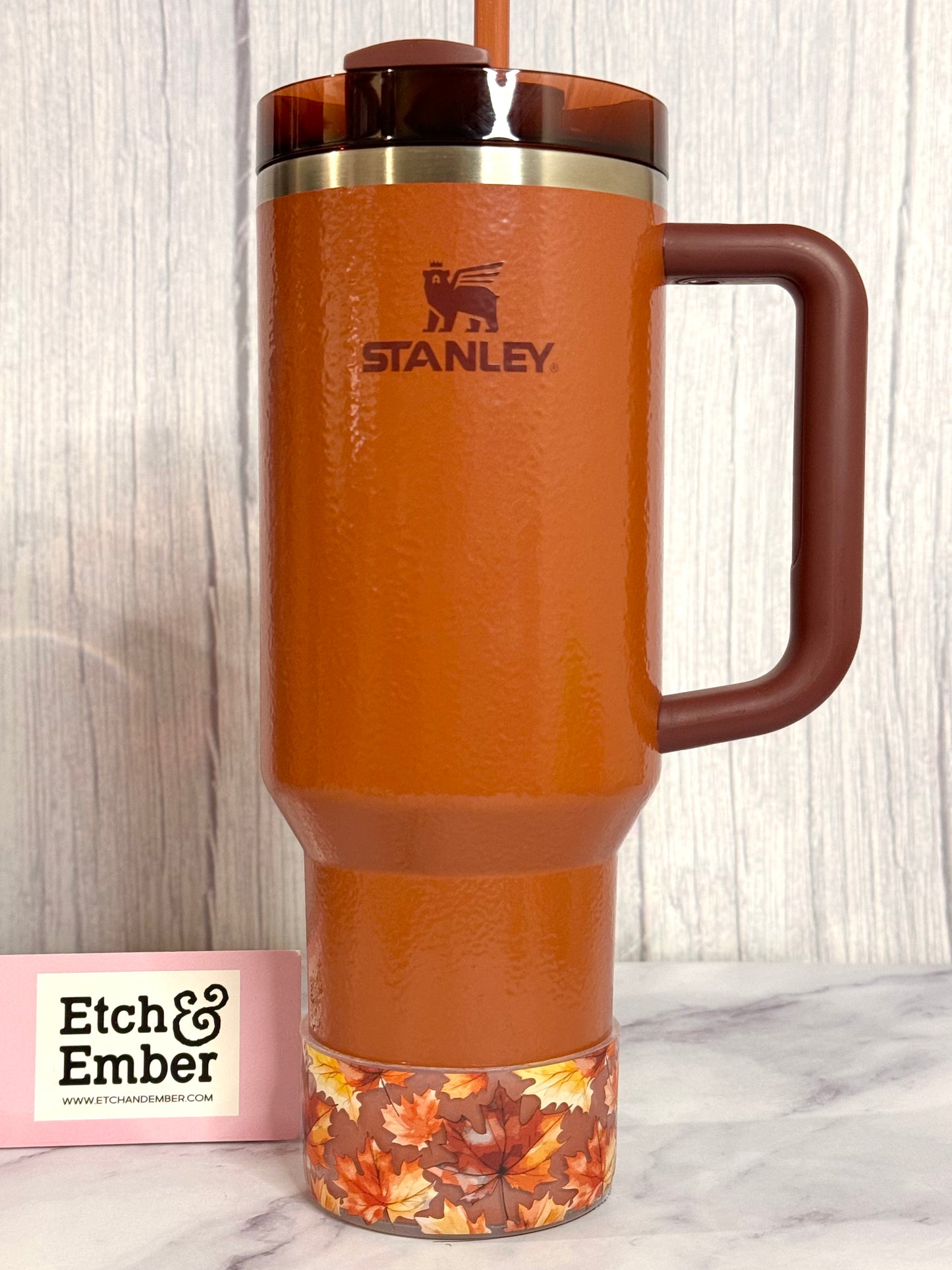 CLEAR FALL LEAVES Tumbler Boot