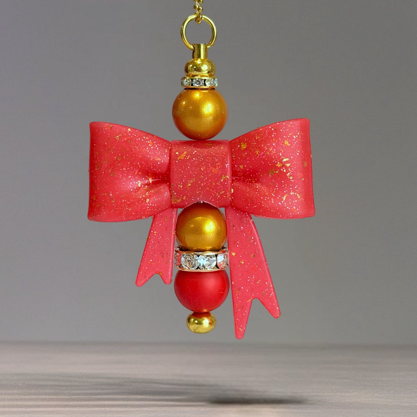 Holly Luxe 3D Bow Charm - Tumbler Handle Charm