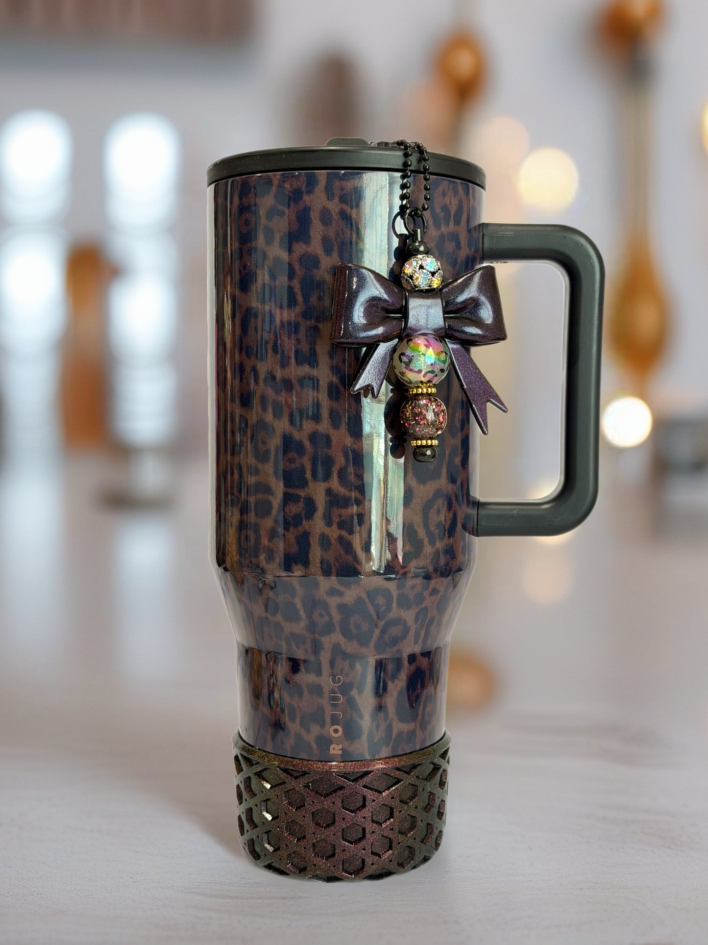 Fairy Glitz 3D Bow Charm - Tumbler Handle Charm