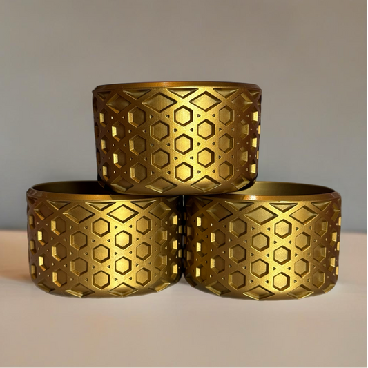 Metallic Gold WAFFLE Tumbler Boot