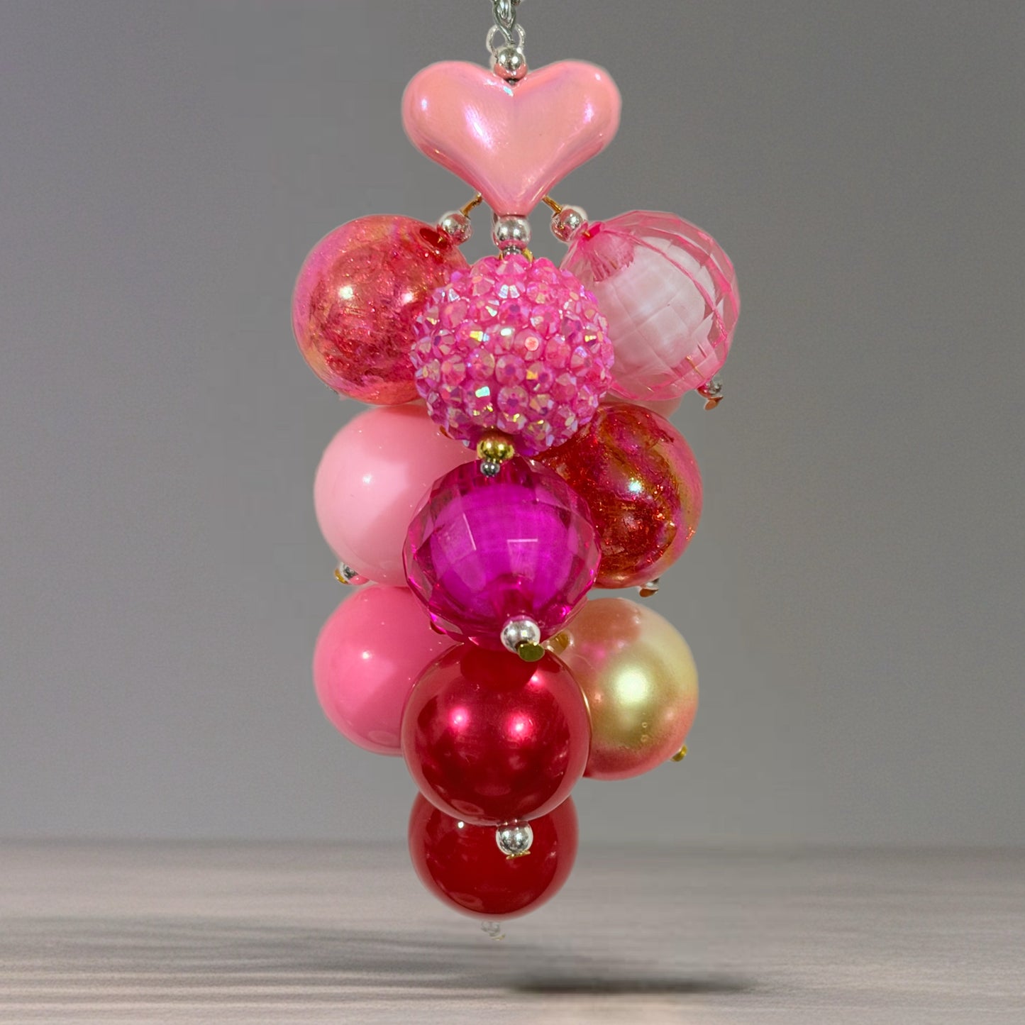 Pink Pop Bauble Charm - Tumbler Handle Charm