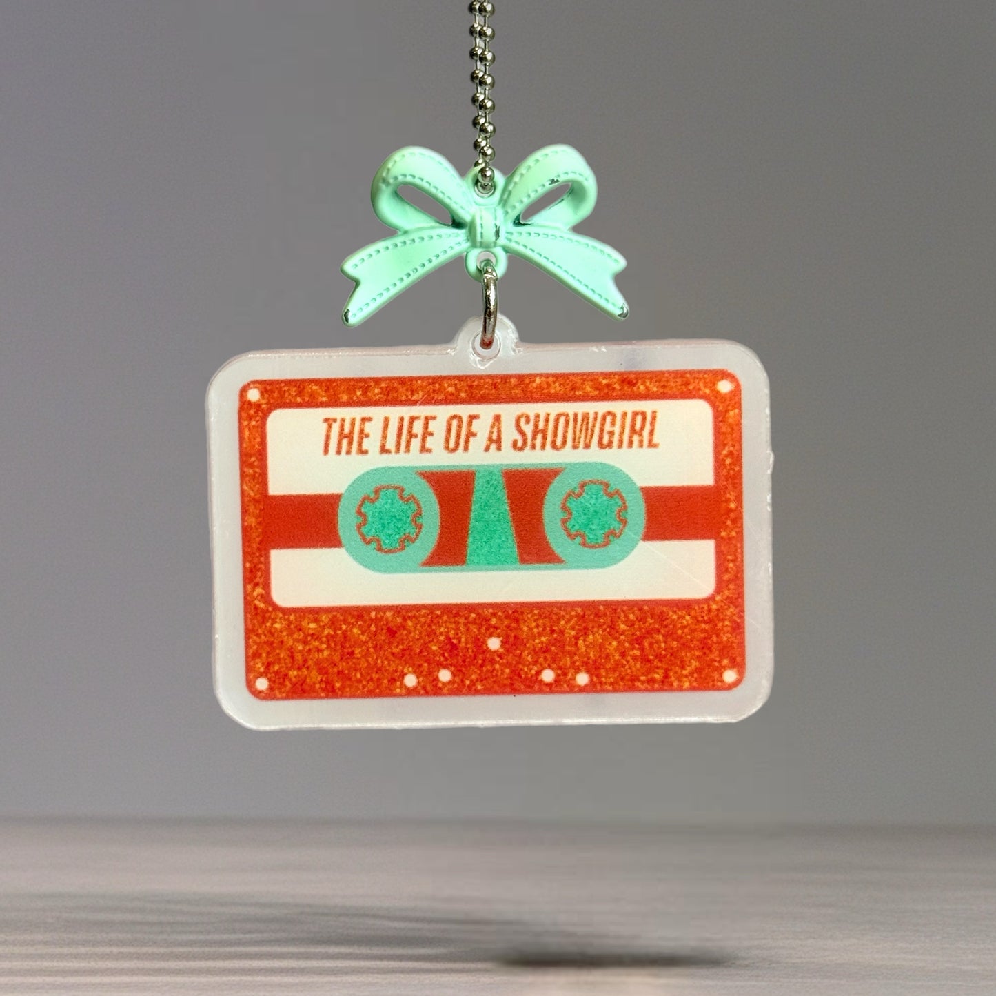 Life of a Showgirl Cassette Charm - Tumbler Handle Charm