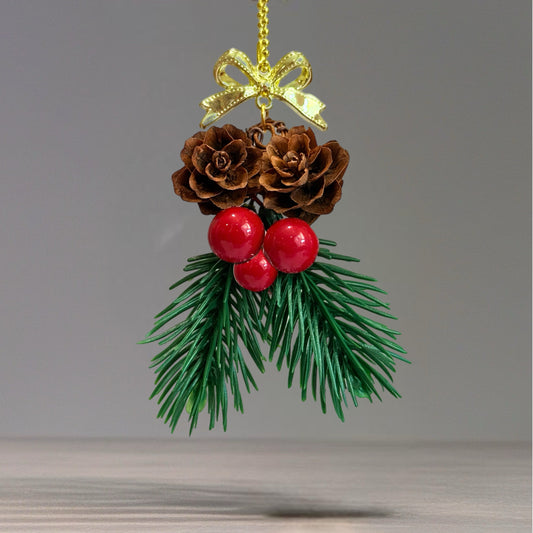 Christmas Holly Charm - Tumbler Handle Charm