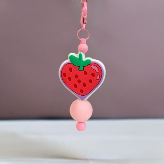 Strawberry Bar Charm - Tumbler Handle Charm