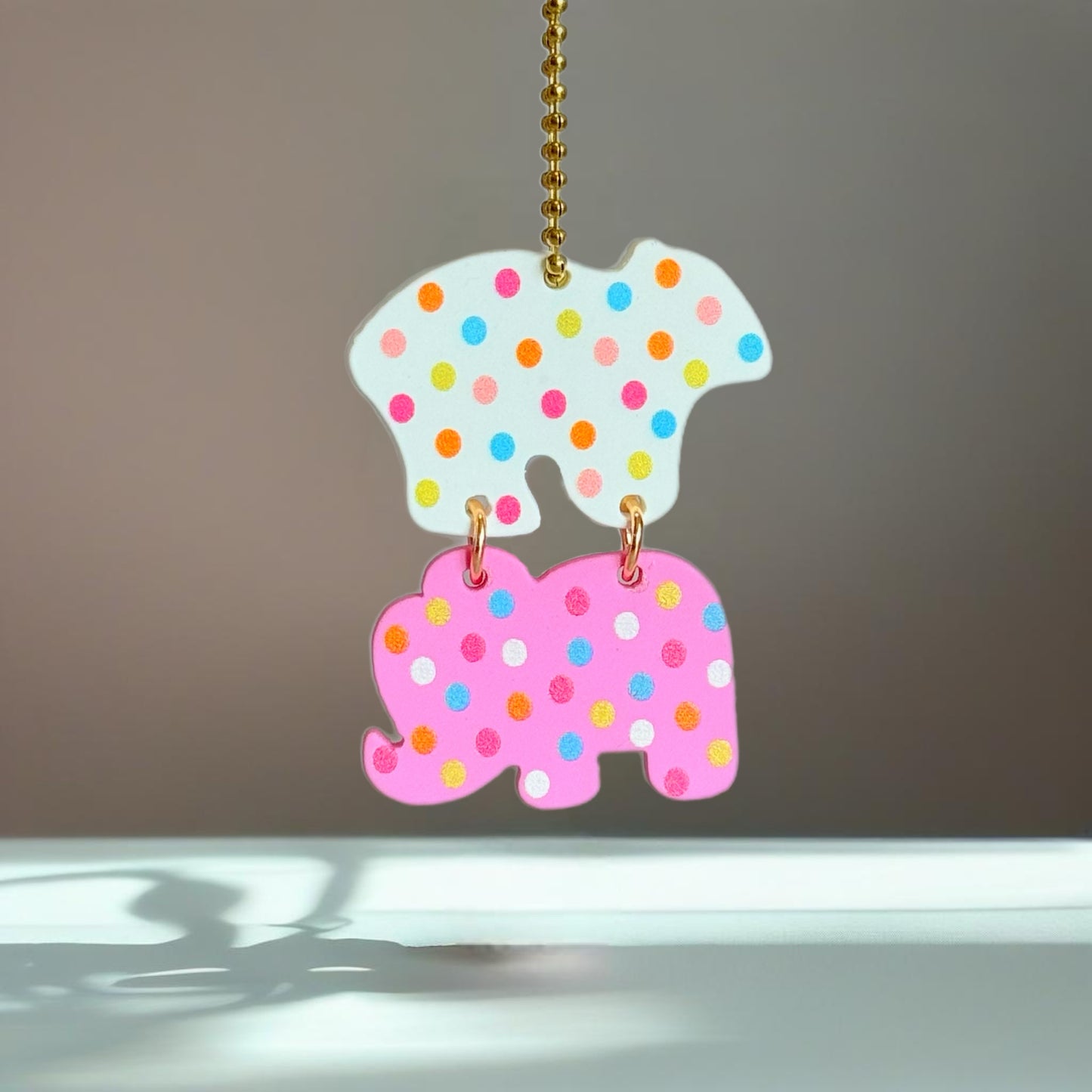 Circus Cookie Charm- Tumbler Handle Charm
