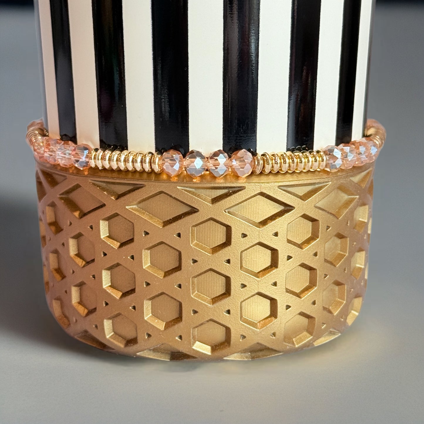 Glimmer Gold Tumbler Bracelet