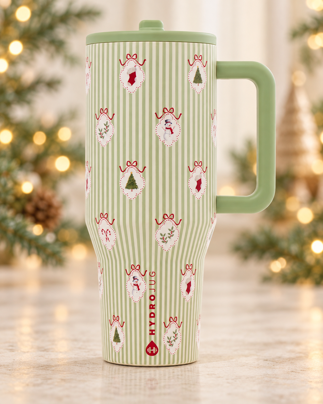 HydroJug Traveler- Deck The Halls 40oz