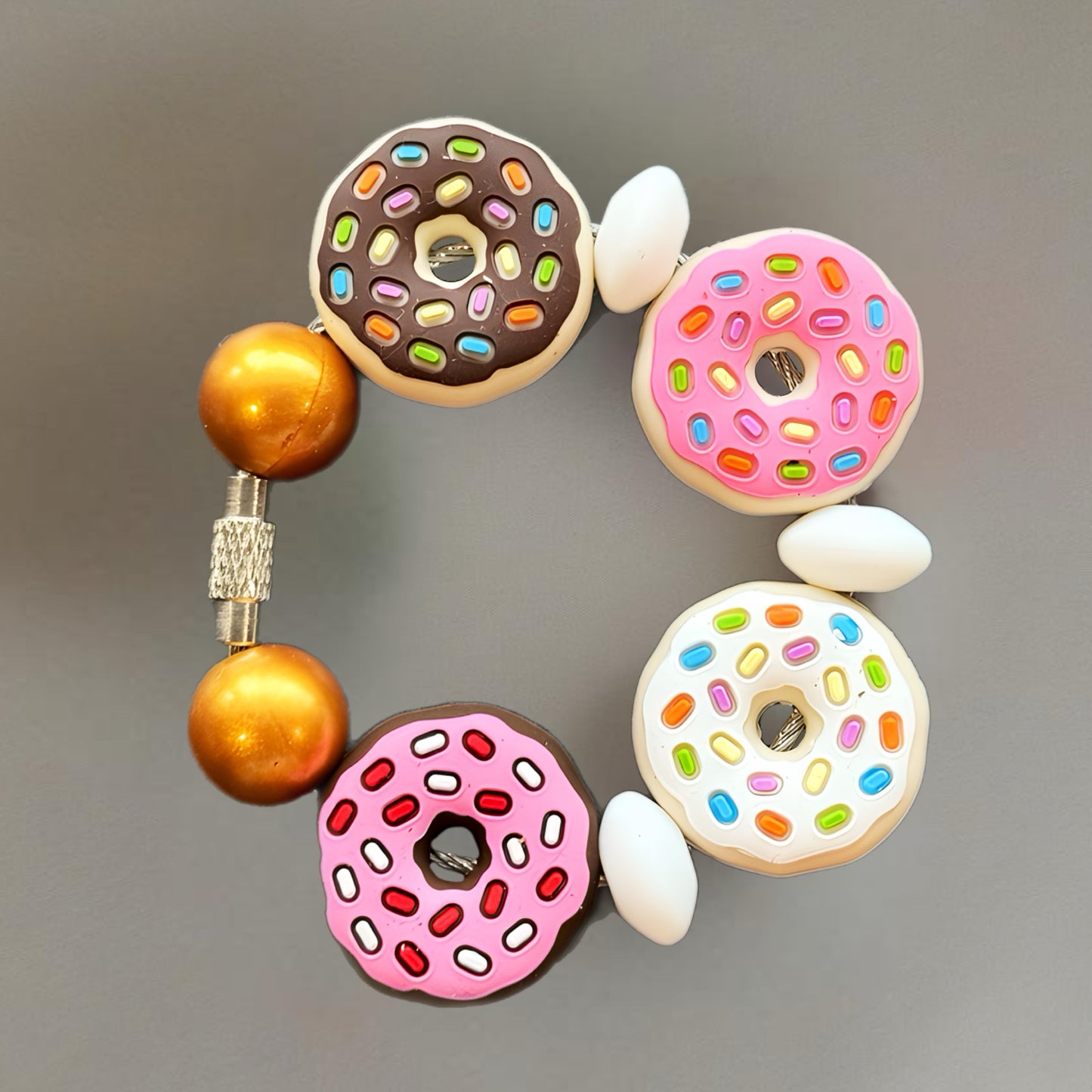 Donuts Handle Bracelet - Tumbler Handle Charm