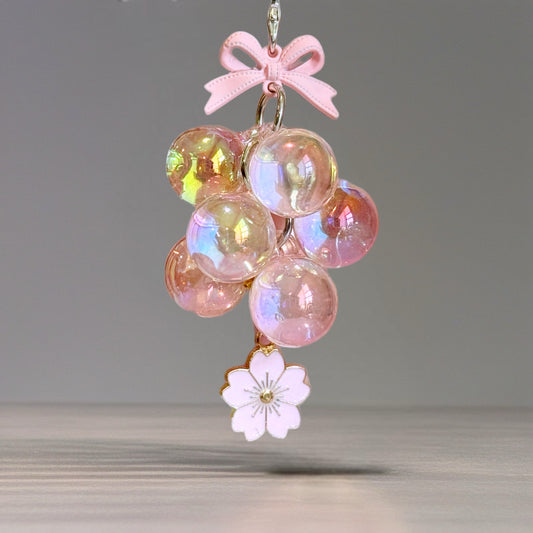 Mini Light Pink Bauble Charm - Tumbler Handle Charm