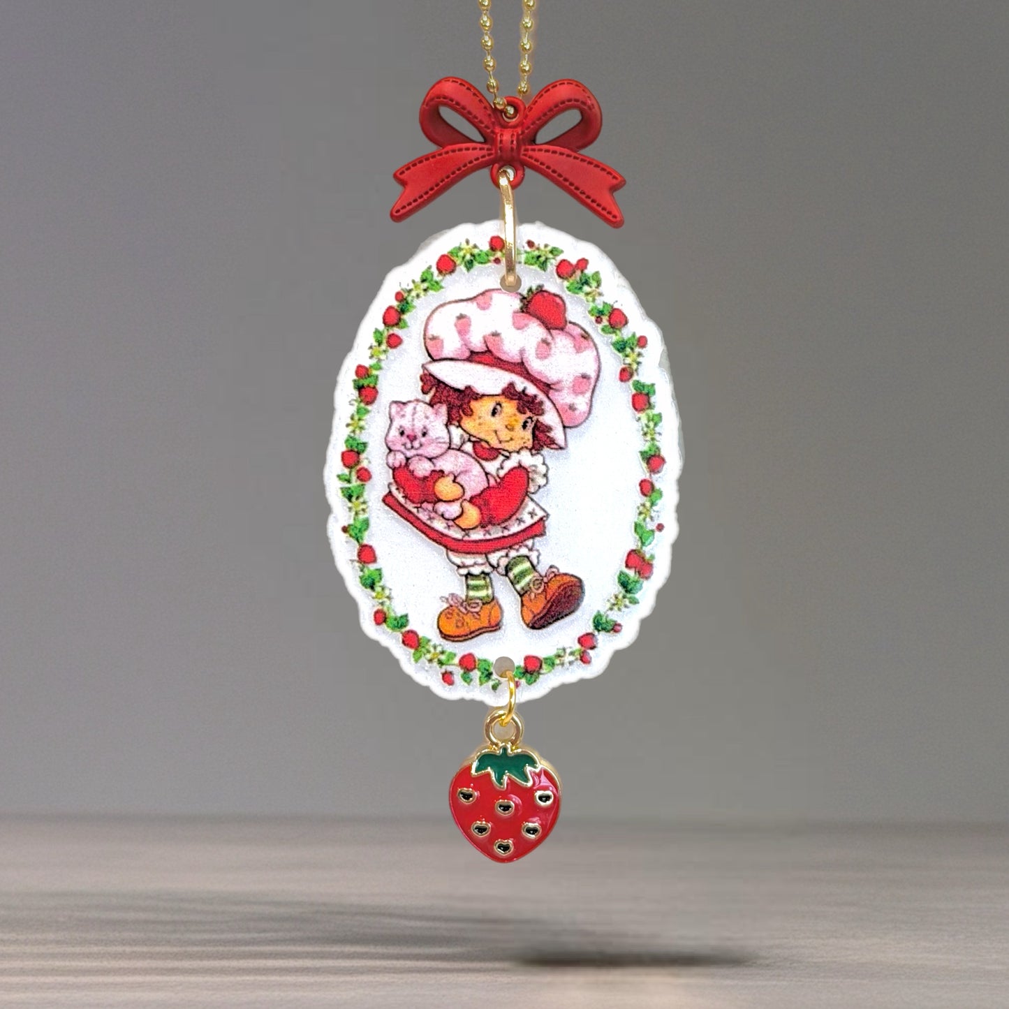 Strawberry Girl Charm - Tumbler Charm