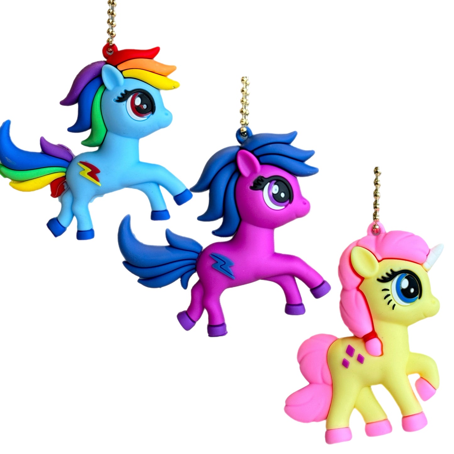 Large 3” PONIES Charm - Tumbler Handle Charm