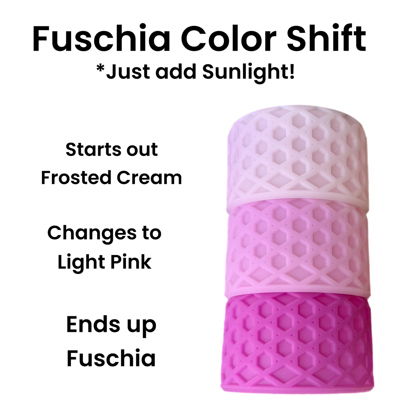 FUSCHIA COLOR SHIFT WAFFLE Tumbler Boot -fits 20-40oz