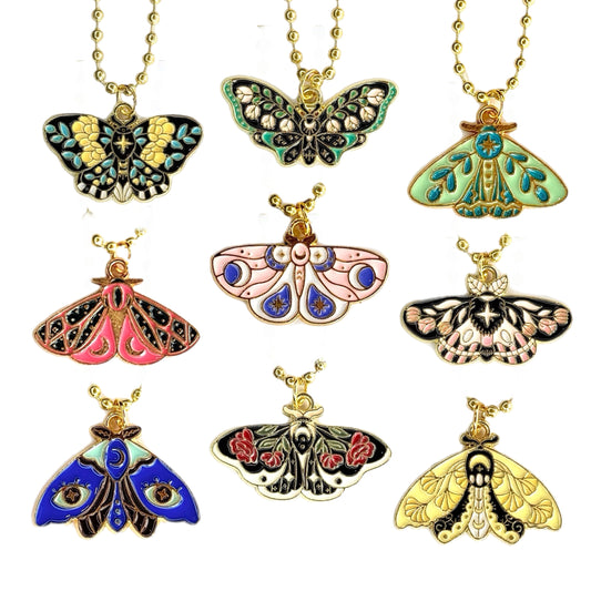 Moth Charms - Tumbler Handle Charm