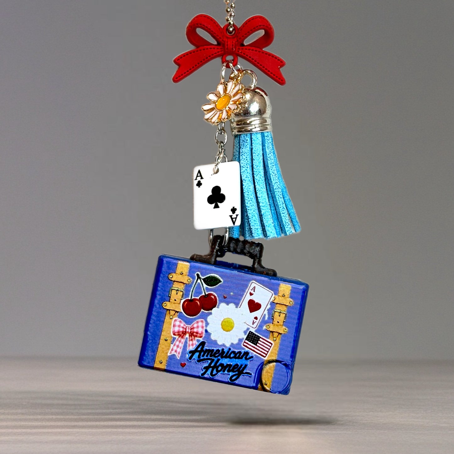 Lucky Getaway Charm Dark Blue - Tumbler Handle Charm