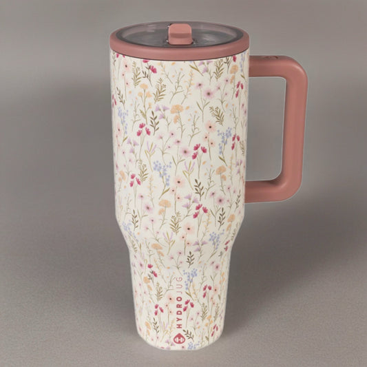 Hydrojug 40oz Tumbler- Wildflower NIB