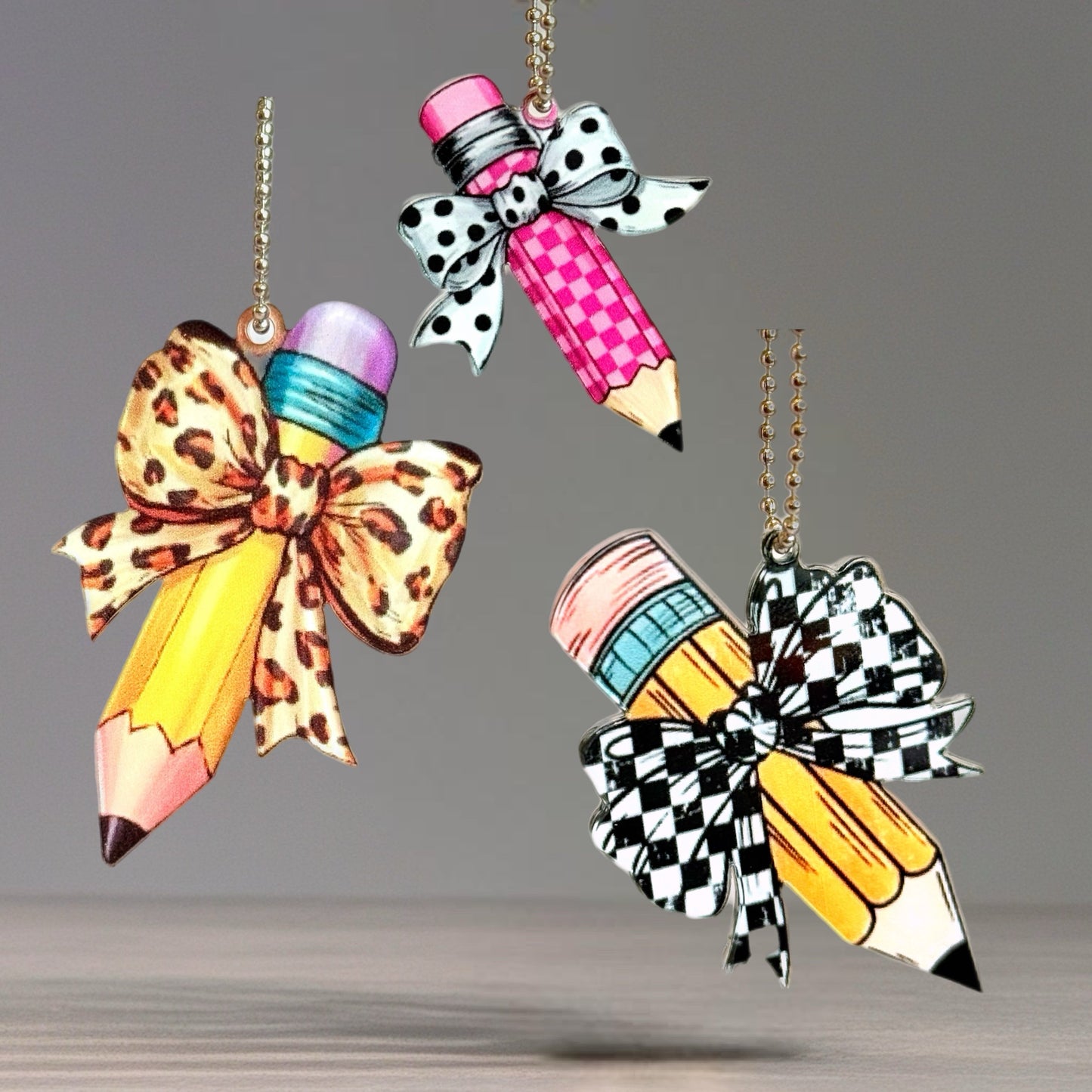 Pencil Me Pretty Charm - Tumbler Handle Charm