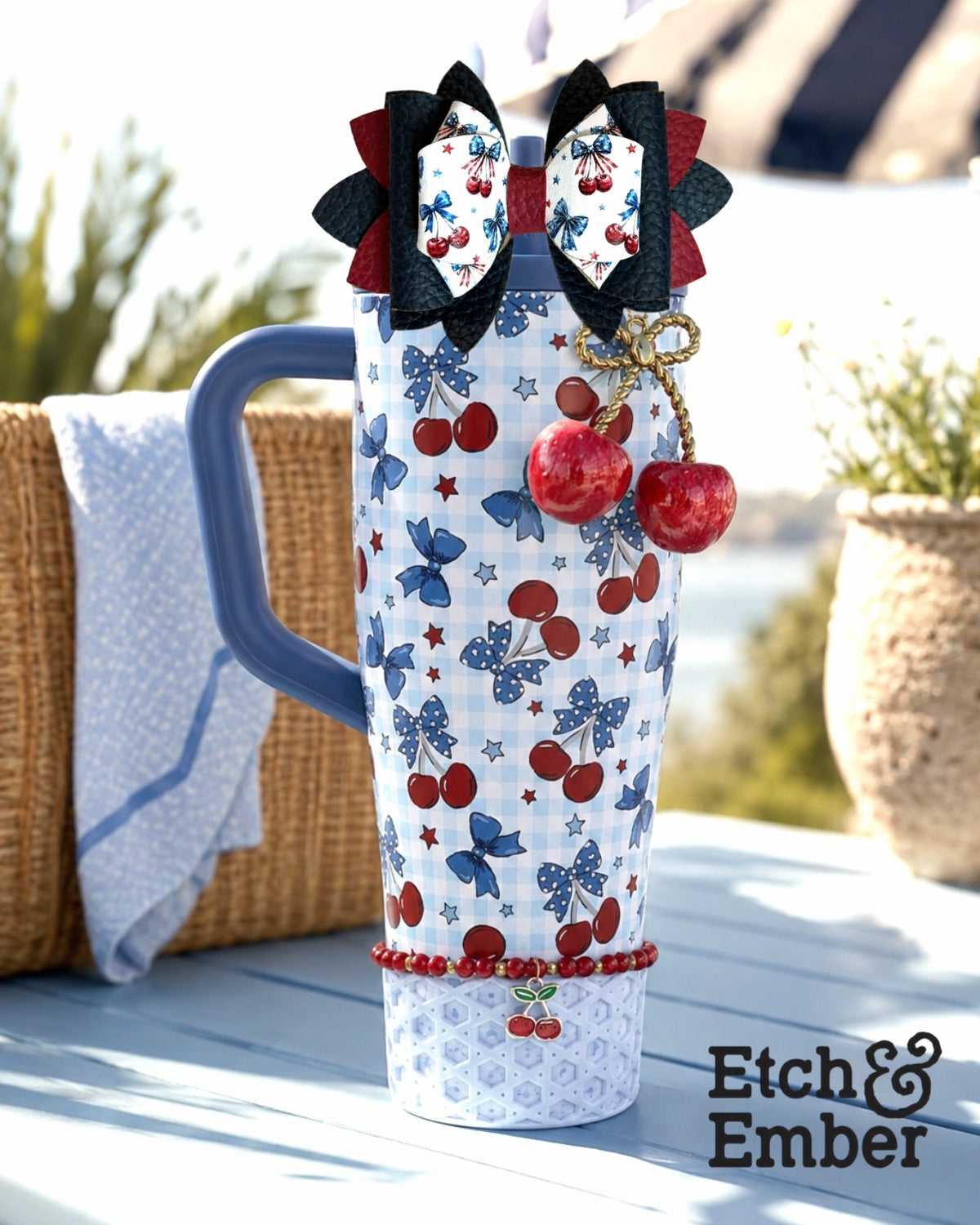 Cherry Tumbler Bracelet