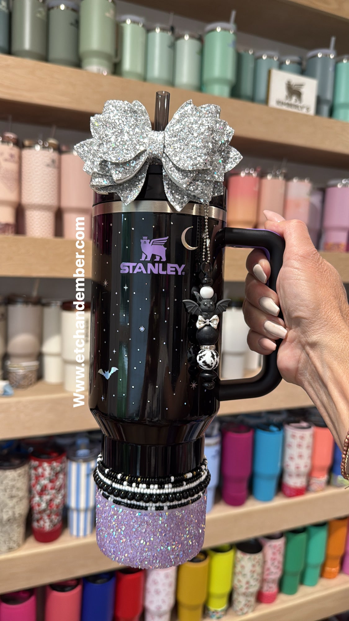 Sour Grape Druzy BLING Tumbler Boot -fits 40oz New!