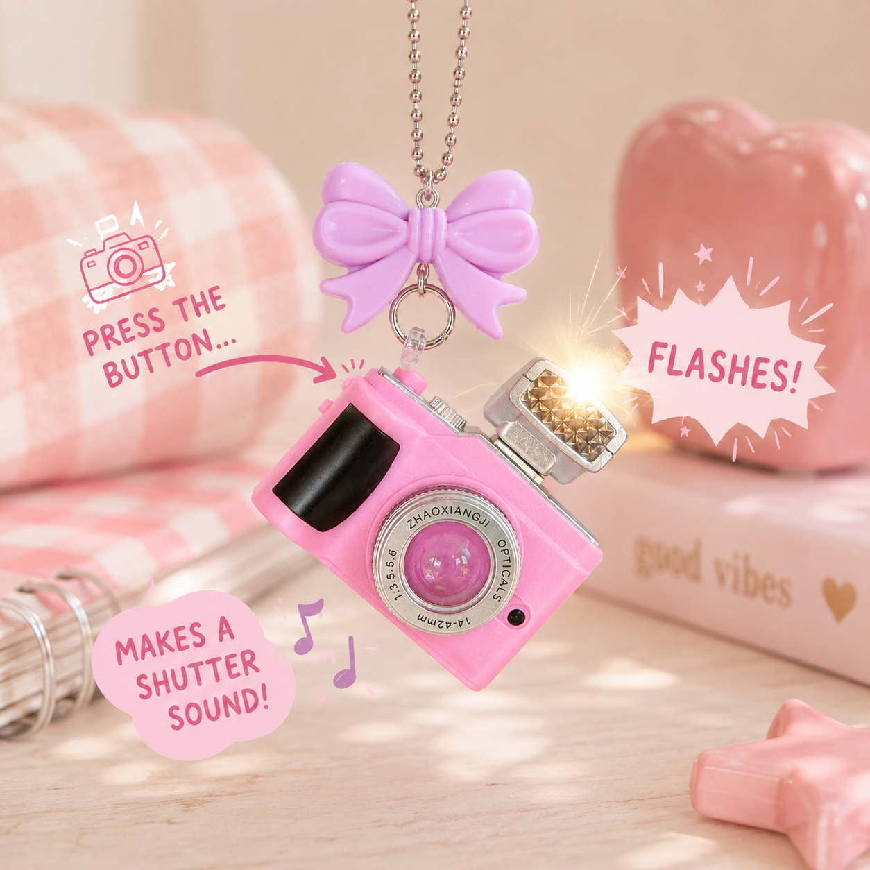 Daydream Mini Camera Charm - Tumbler Handle Charm