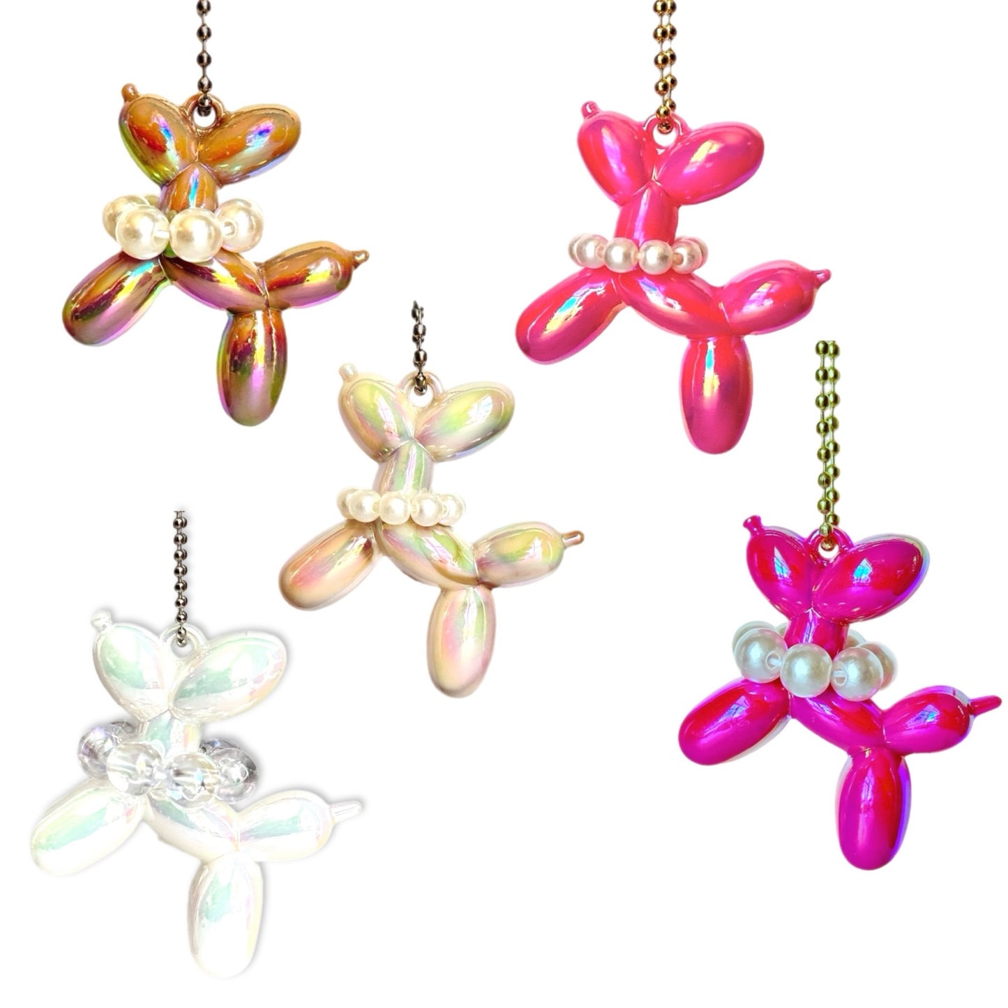 Fancy Balloon Dog Charm - Tumbler Handle Charm