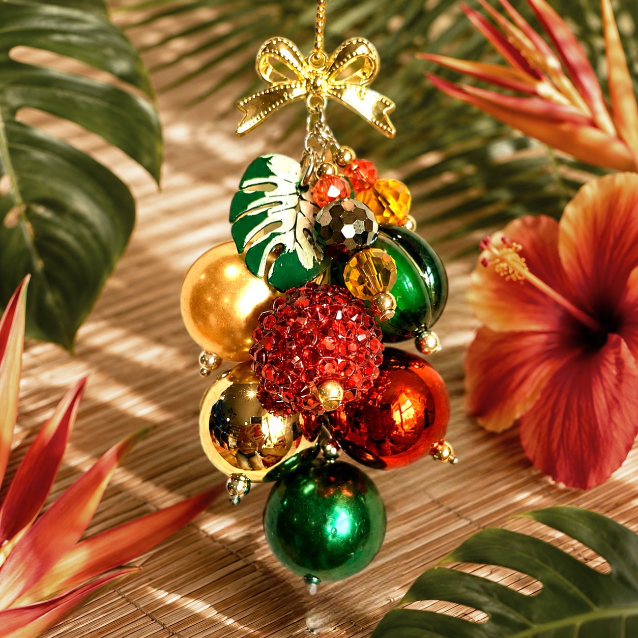 Tropical Woods Bauble Charm - Tumbler Charm