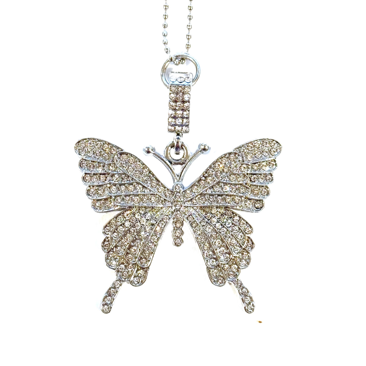 BLING BUTTERFLY Tumbler Handle Charm, view 6, fits HydroJug