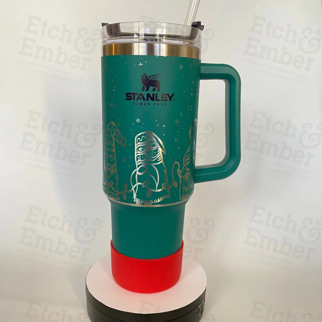 The Grinch Custom Stanley Adventure Quencher 40 oz tumbler/ Simple Mod –  Etch and Ember