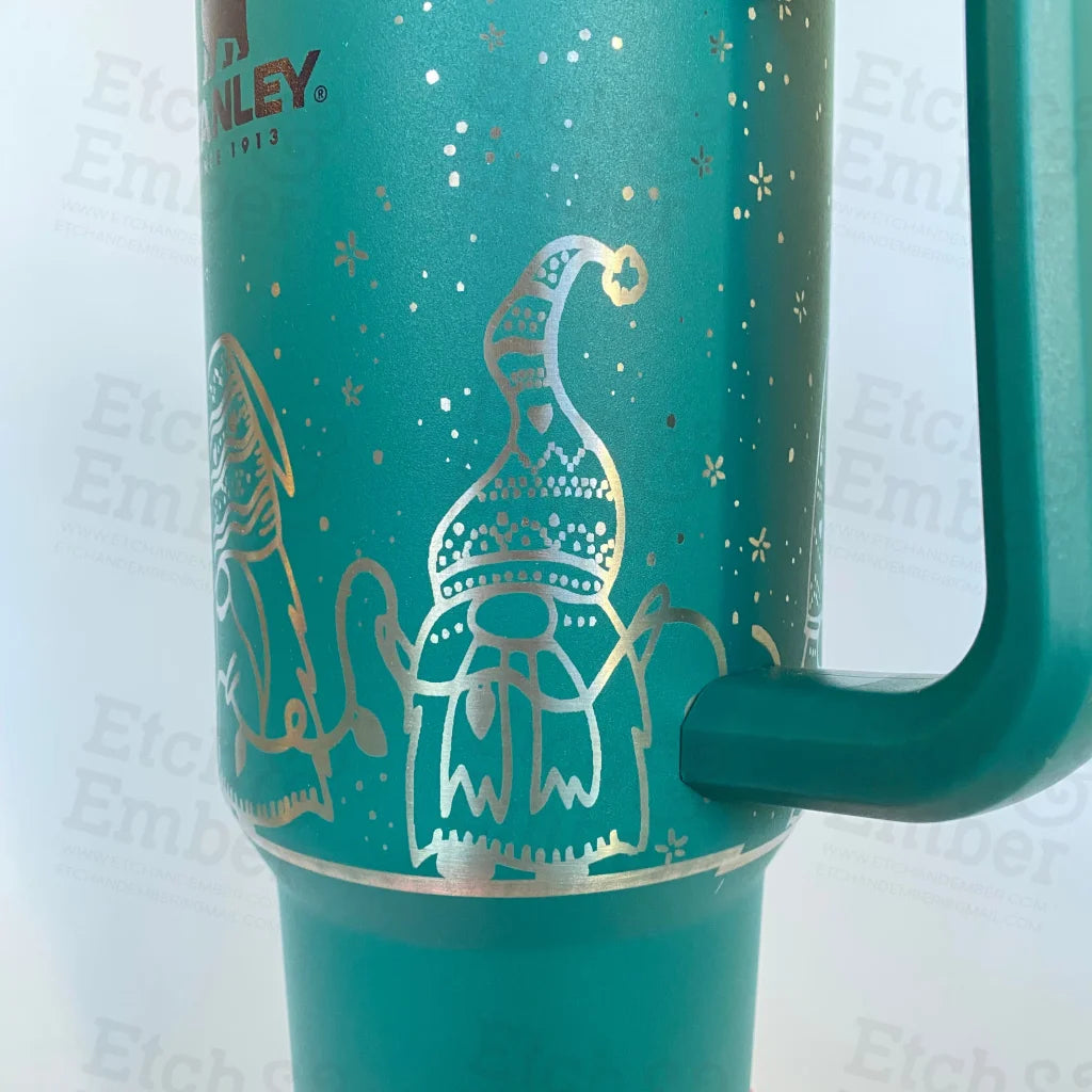 Christmas Gnomes Custom Stanley Adventure Quencher 40 Oz Tumbler Tumblers