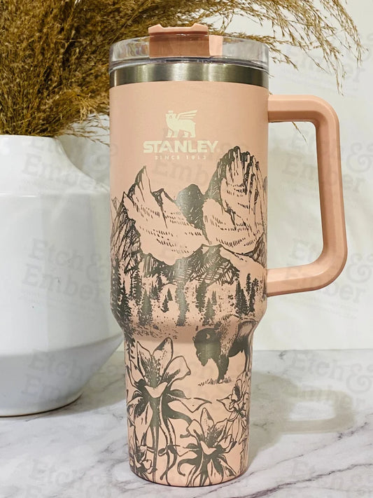 Columbine Commemorative Cup Custom Stanley Adventure Quencher 40 Oz Tumbler Tumblers