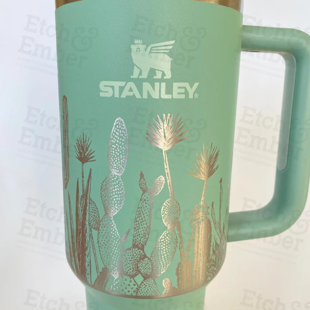 Desert Landscape Custom Stanley Adventure Quencher 40 Oz Tumbler Tumblers