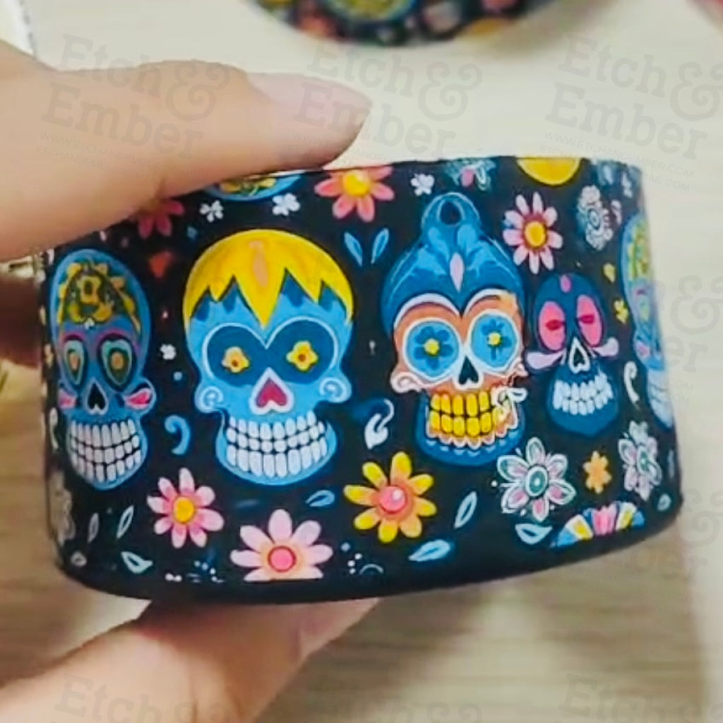 Preorder Fall Drop Stanley Tumbler Boot -Fits 20-40Oz New Sugar Skulls
