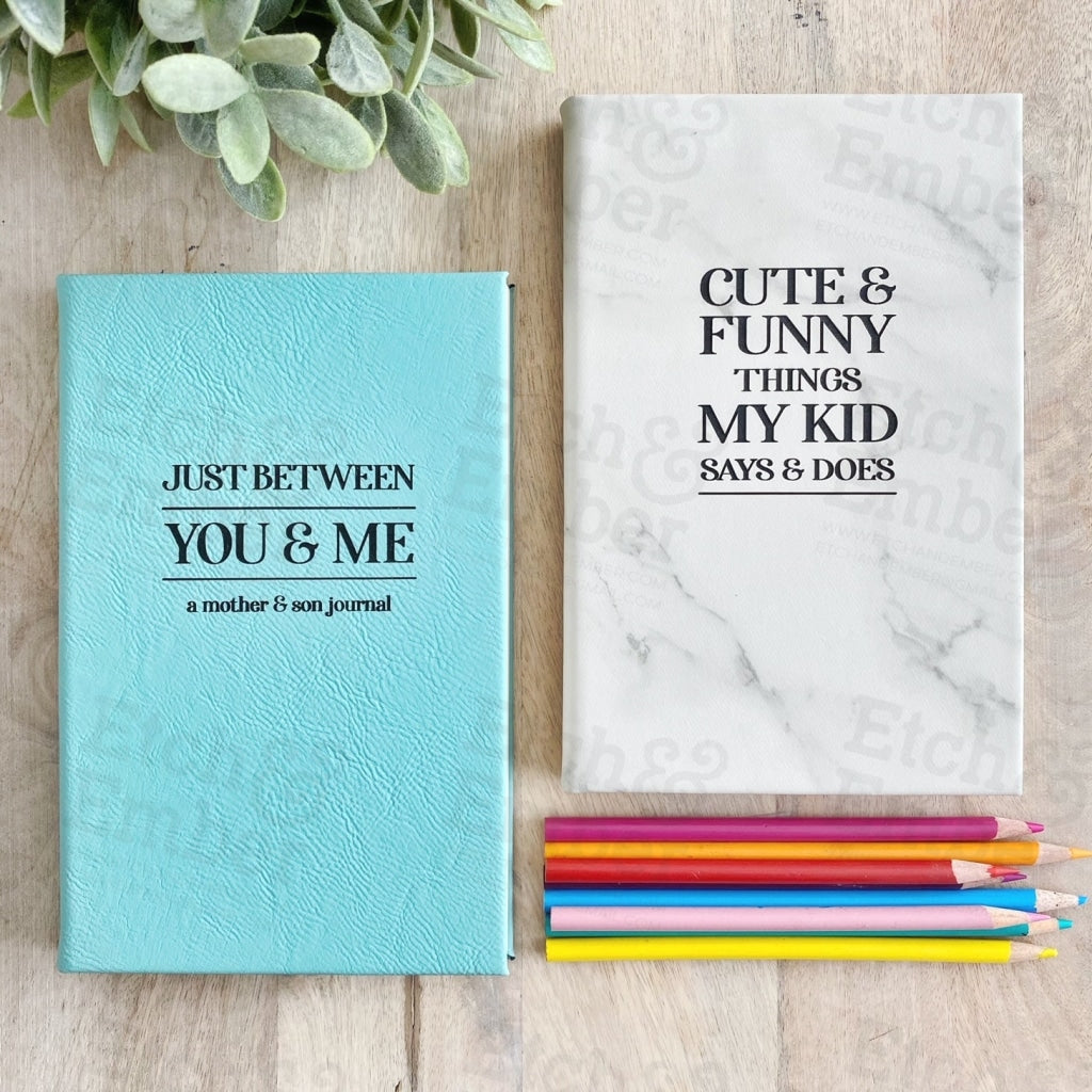 Funny Faux Leather Journals- Free Shipping