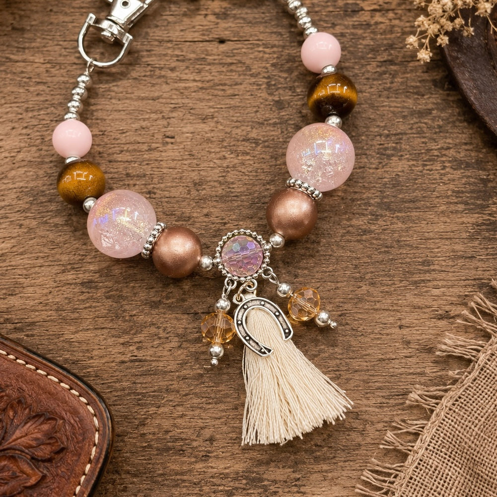 Kacey Musgraves Stanley Dusty Rose Tumbler Charm Necklace
