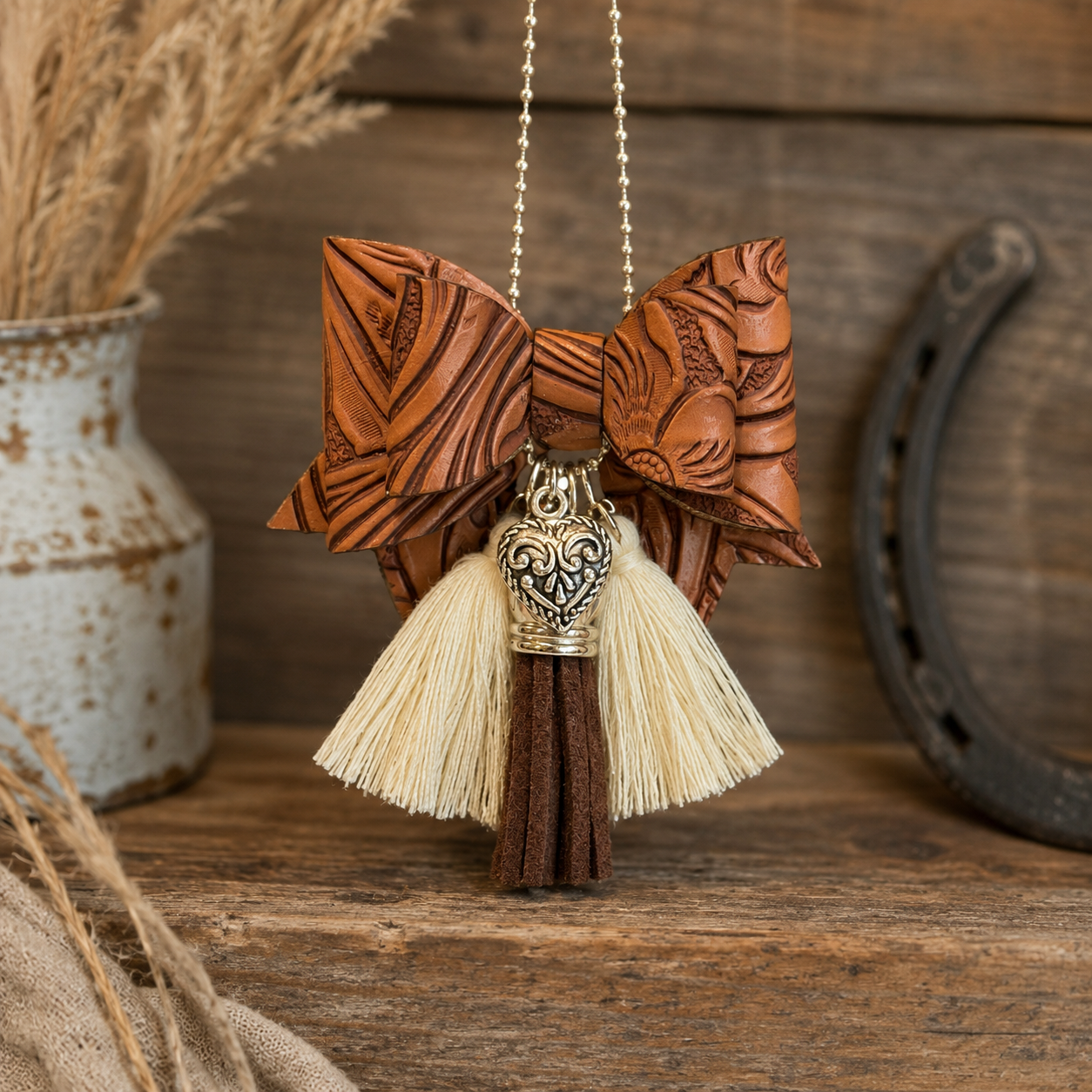 Saddle Sweetheart Charm - Tumbler Handle Charm
