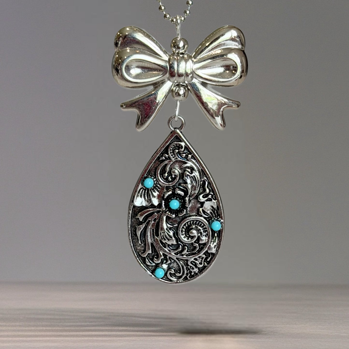 Kacey Musgraves Stanley Silver Floral Charm - Tumbler Handle Charm