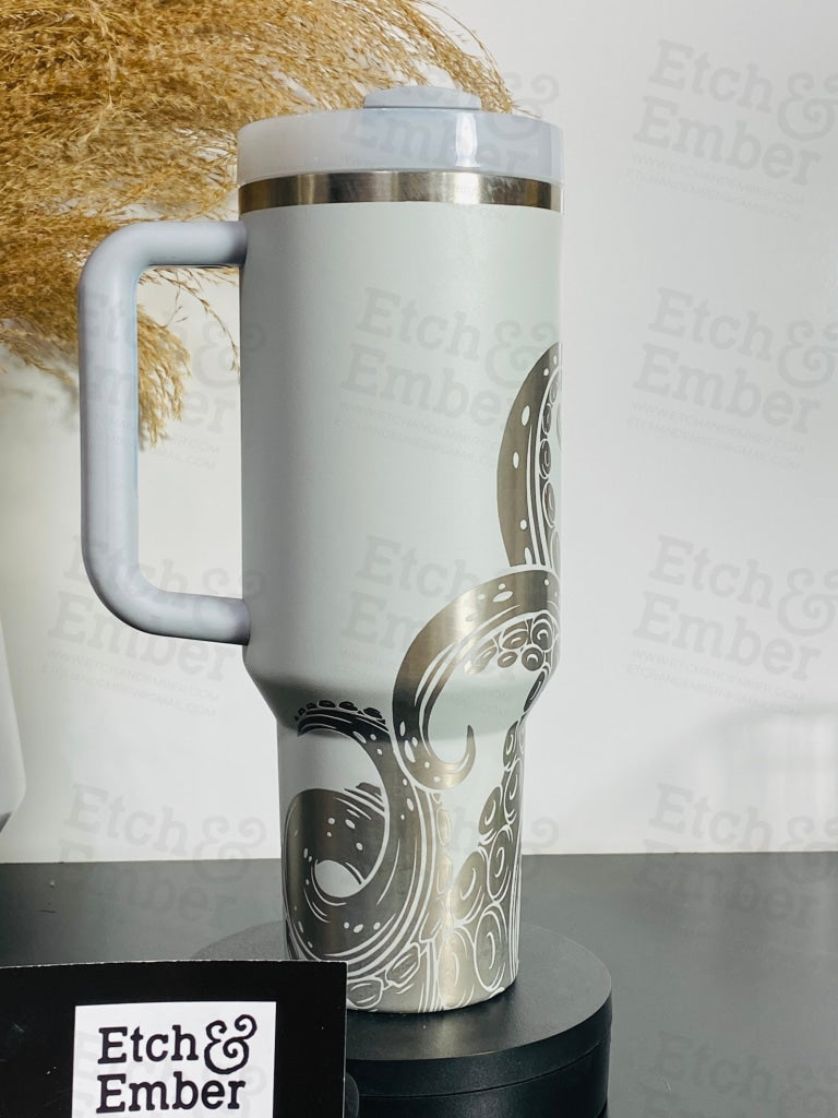 Kraken Custom Stanley Adventure Quencher 40 Oz Tumbler Tumblers