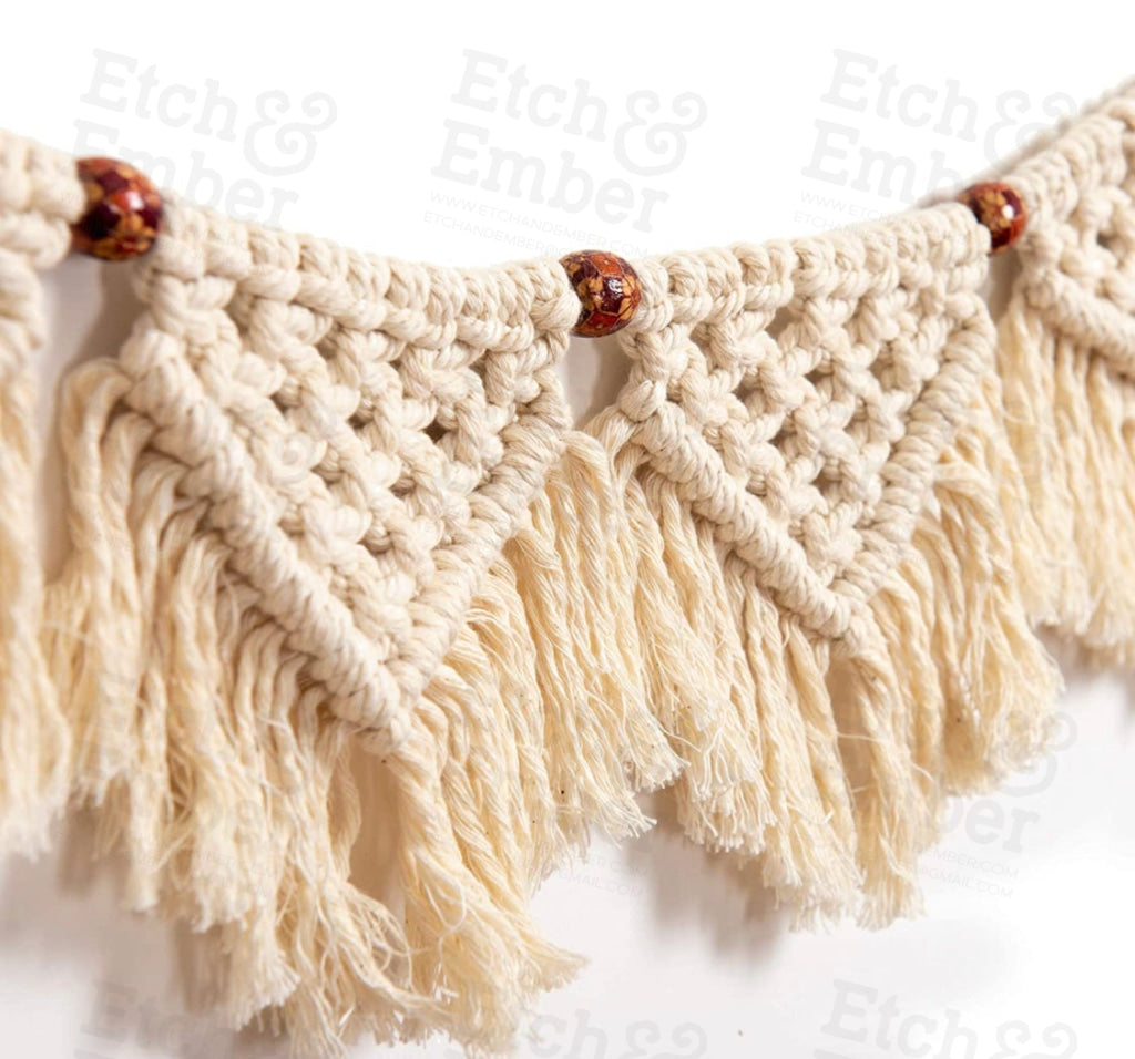 Macrame Banner Wall Hanging