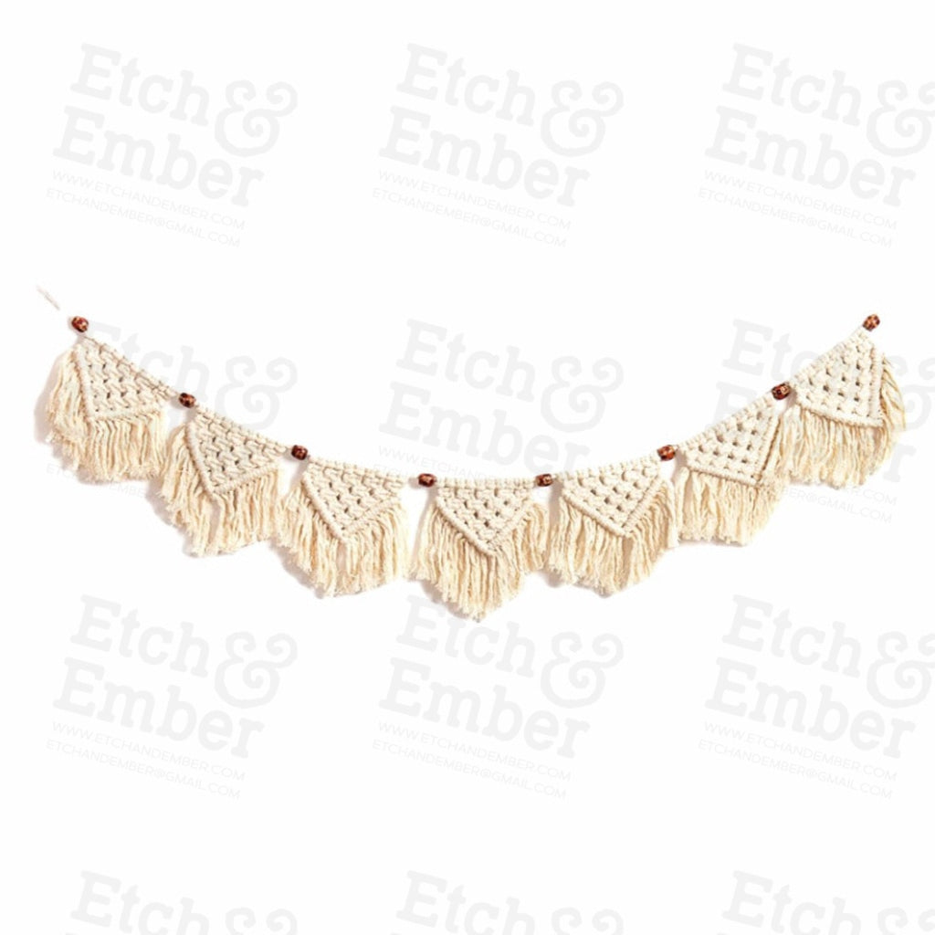 Macrame Banner Wall Hanging Set Of 1