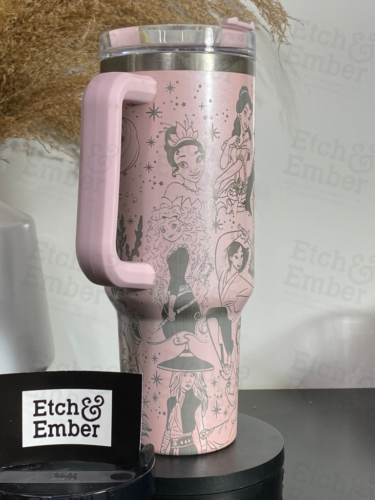 Magical Princess Stanley Adventure Quencher 40 Oz Tumbler Tumblers