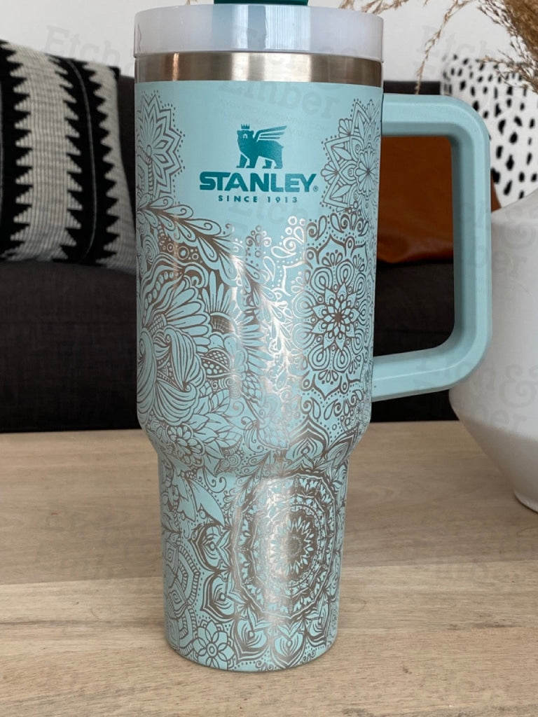 Mandala Custom Stanley Adventure Quencher 40 Oz Tumbler Tumblers