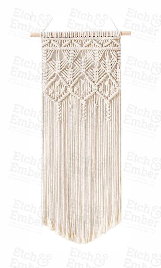 Medium Macrame Wall Hanging 4 Braids
