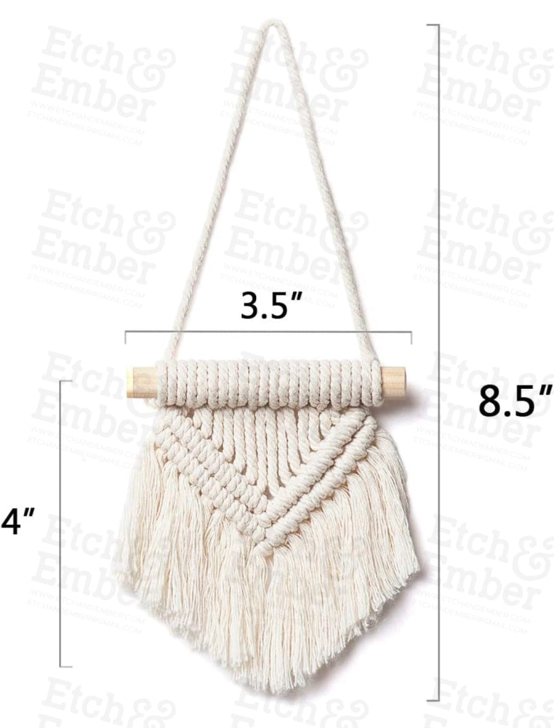 Mini Macrame Wall Hanging
