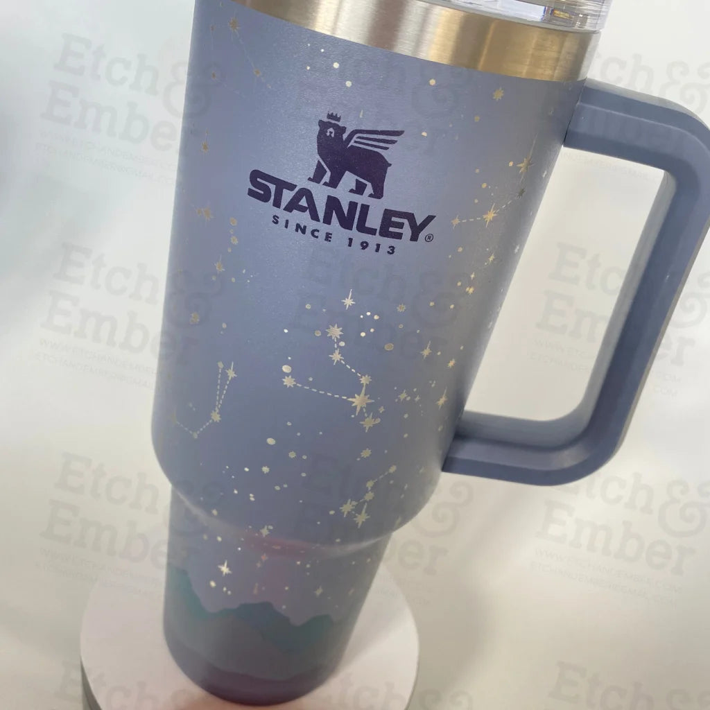 Nightsky Landscape Custom Stanley Adventure Quencher 40 Oz Tumbler Tumblers