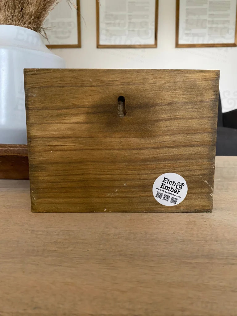 Personalized Stanley Collection Plaque