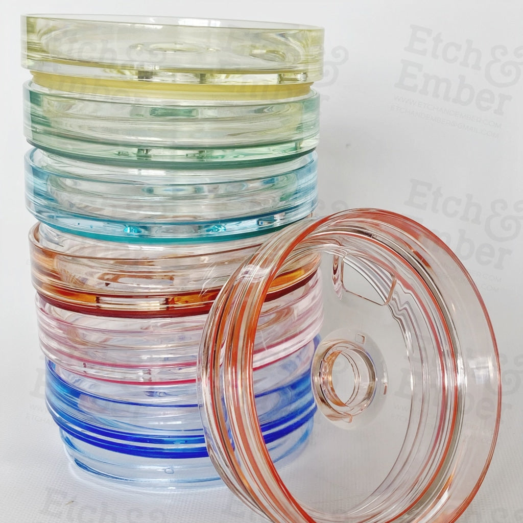 BABY PINK CLEAR Stanley Colored Lid – Etch and Ember