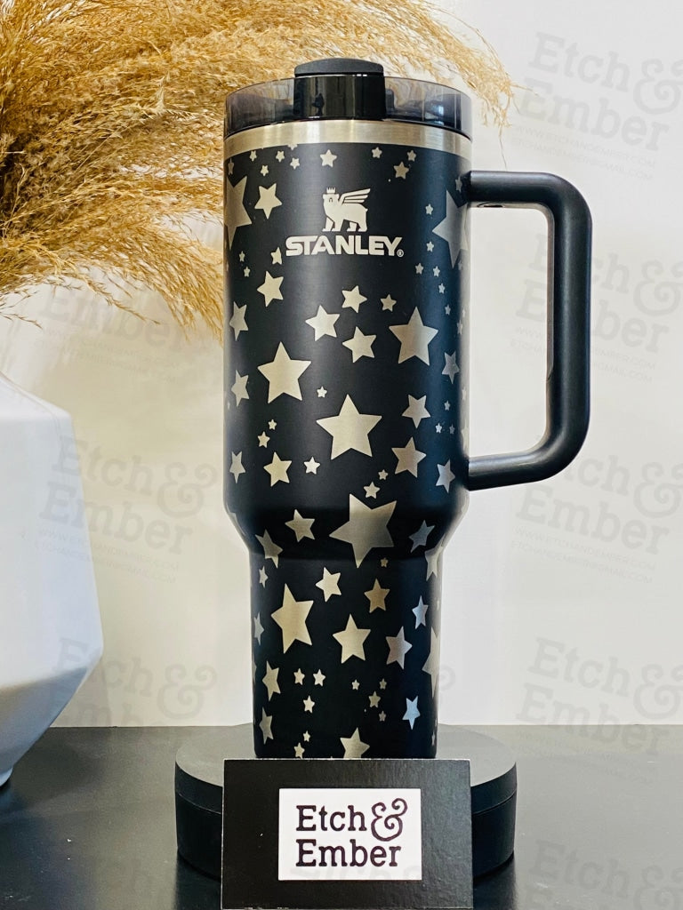 Stars Custom Stanley Adventure Quencher 40 oz tumbler – Etch and Ember