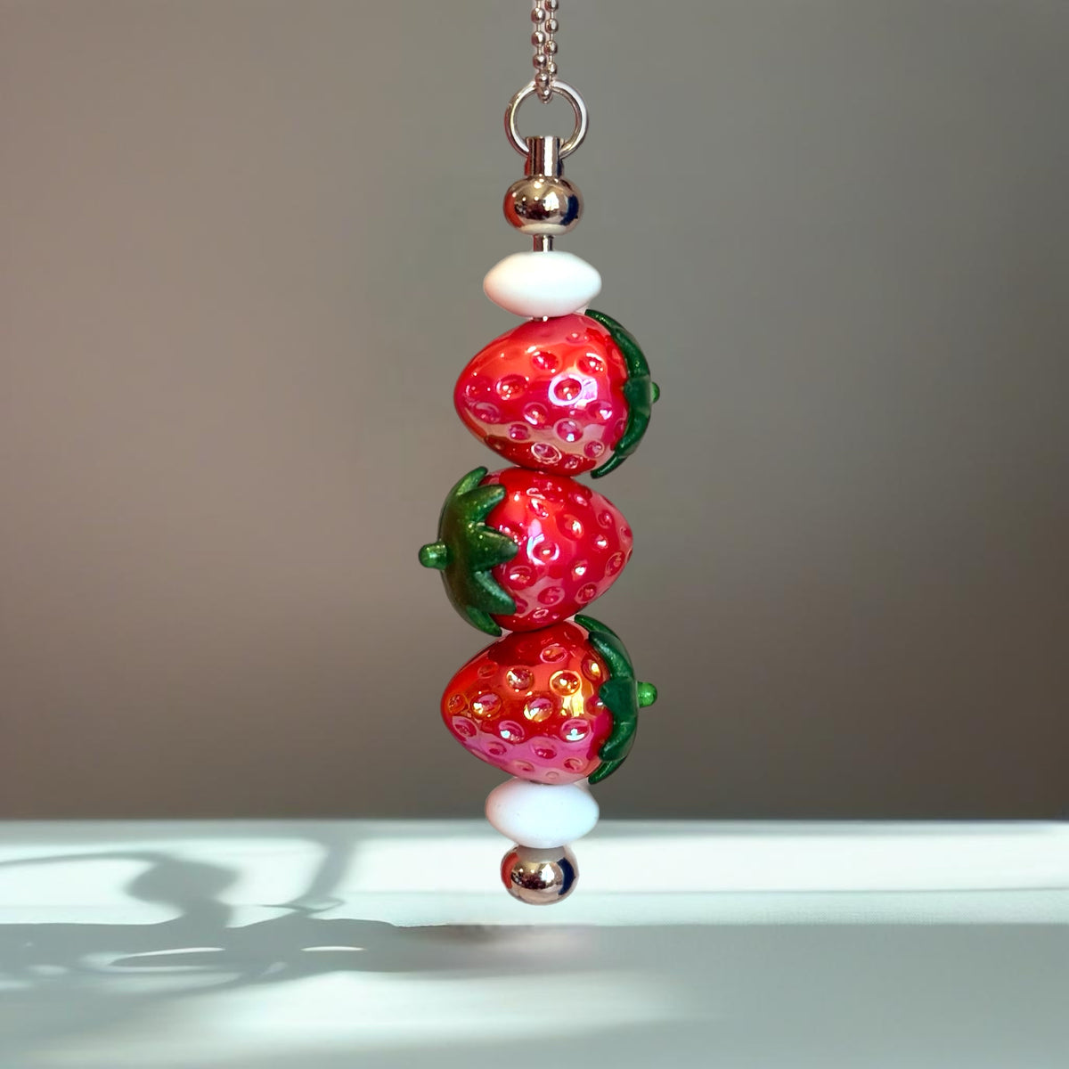 Strawberries Bar Tumbler Handle Charm for HydroJug