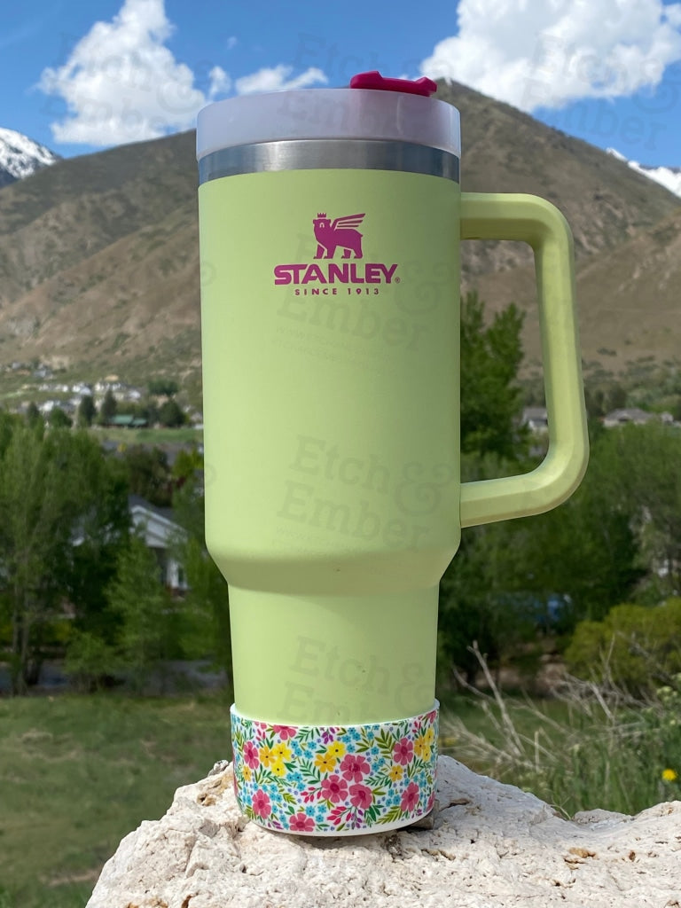 Summer Floral Stanley Tumbler Boot -Fits 20-40Oz