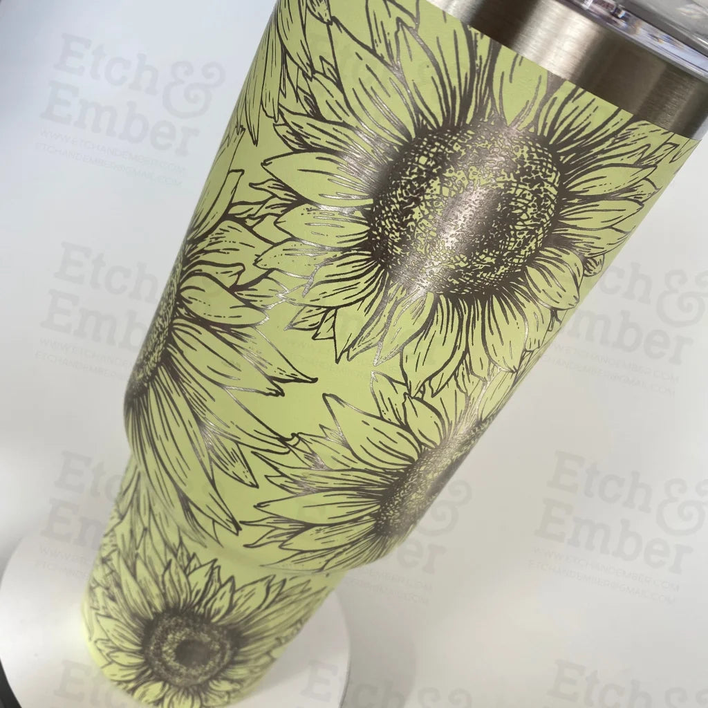 Sunflowers Custom Stanley Adventure Quencher 40 Oz Tumbler Tumblers